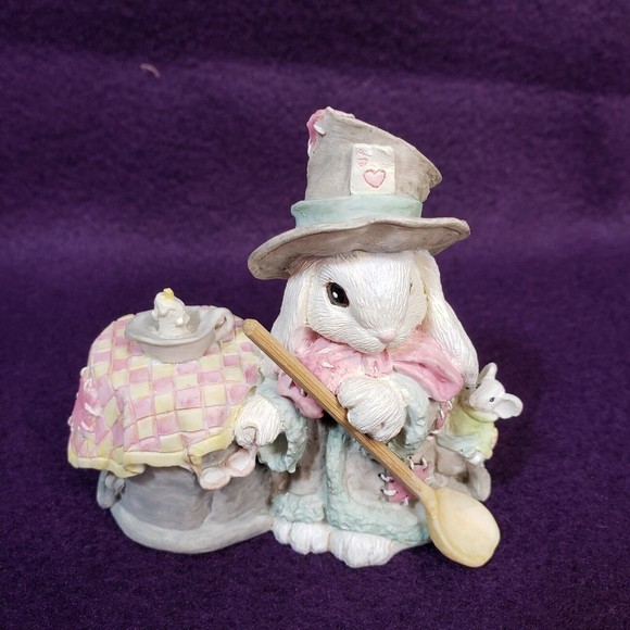 Patchville Bunnies Sean w/original box 1993 Easter Rabbit Bunny - Picture 1 of 7